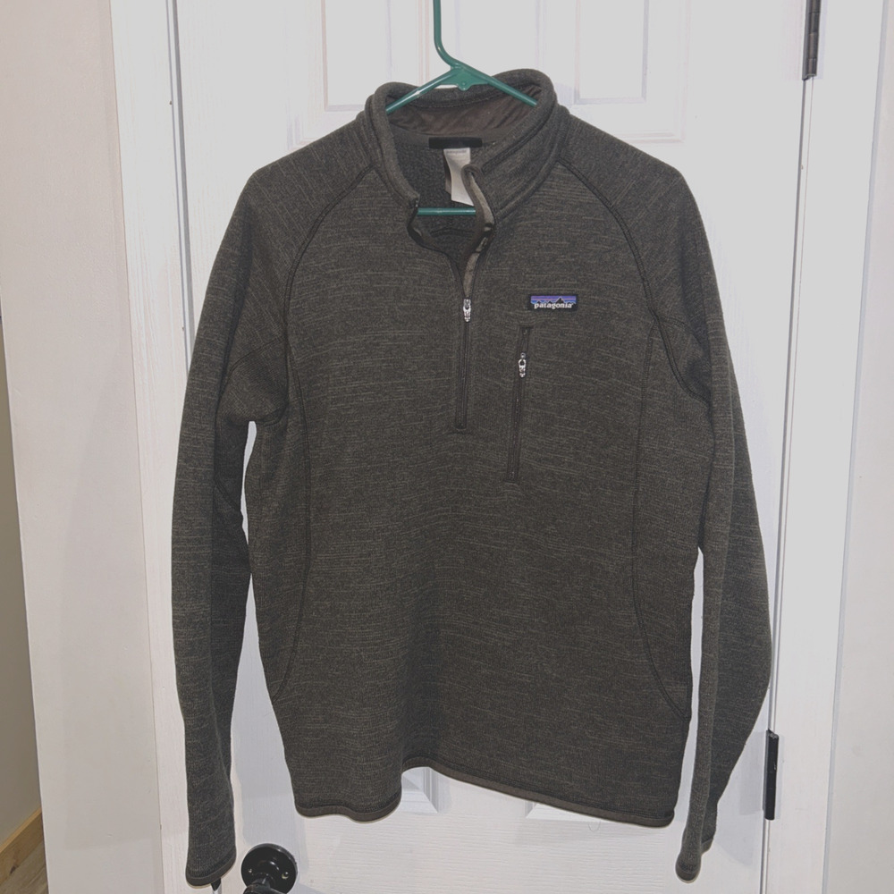 Patagonia Men's Green Quarter Zip Pullover Jacket Size M